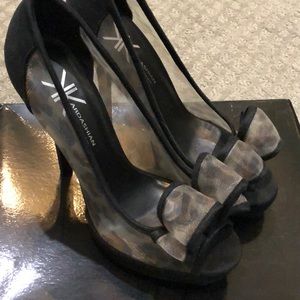 Black and leopard Kardashian kollection heels